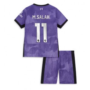 Liverpool Mohamed Salah #11 Replica Third Stadium Kit for Kids 2023-24 Short Sleeve (+ pants)